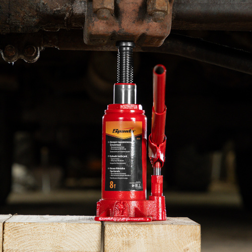 Домкрат гидравлический бутылочный, 8 т, h подъема 200-385 мм Sparta по ценам производителя в Краснодаре с доставкой по всей России