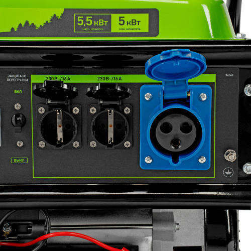 Генератор бензиновый БС-6500Э, 5.5 кВт, 230В, четырехтактный, 25 л, электростартер Сибртех по ценам производителя в Краснодаре с доставкой по всей России