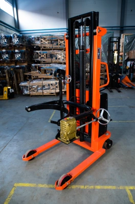 Штабелер-бочкокантователь гидравлический 0,35 т 2,5 м TOR CDT с электроподъемом по ценам производителя в Краснодаре с доставкой по всей России