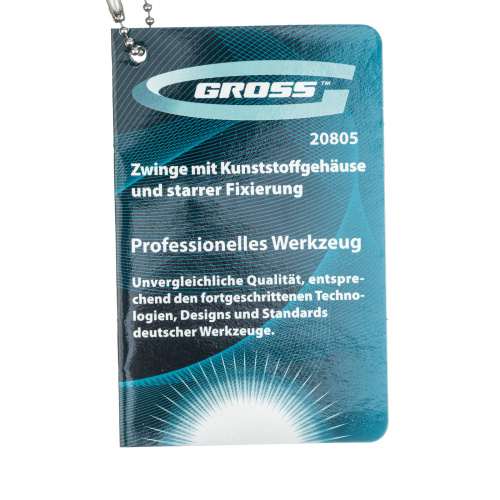 Струбцина клещеобразная 4, пластиковый корпус, храповой механизм жесткой фиксации, 100 мм Gross по ценам производителя в Краснодаре с доставкой по всей России