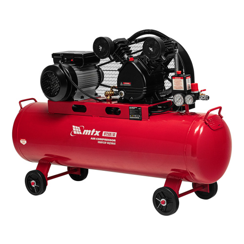 Компрессор воздушный ременный привод КР2500/80, 2,5 кВт, 80 литров, 420 л/мин МТХ по ценам производителя в Краснодаре с доставкой по всей России