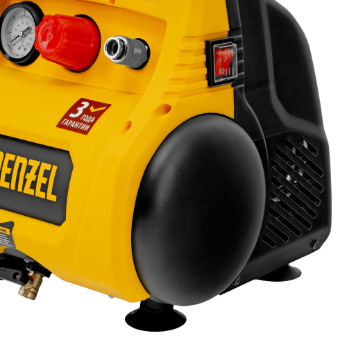 Компрессор воздушный безмасляный РС 1/6-180,1, 1 кВт, 180 л/мин, 6 л Denzel по ценам производителя в Краснодаре с доставкой по всей России