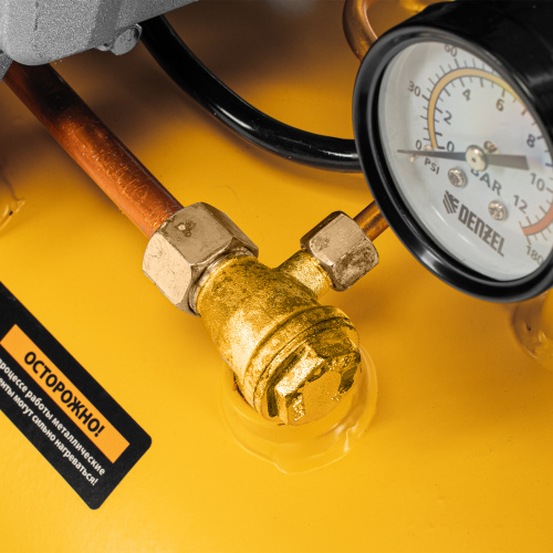 Компрессор воздушный DC1500/24, прямой привод, 1.5 кВт, 24 литра, 220 л/мин Denzel по ценам производителя в Краснодаре с доставкой по всей России