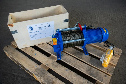 Лебедка электрическая  500 кг 100 м с канатом 220 В TOR KCD по ценам производителя в Краснодаре с доставкой по всей России