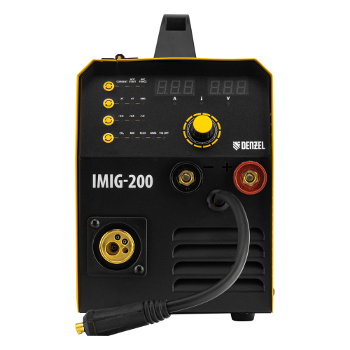 Аппарат инвертор. полуавтомат. cварки IMIG-200, 200 А, ПВ 60%, катушка 5 кг Denzel по ценам производителя в Краснодаре с доставкой по всей России