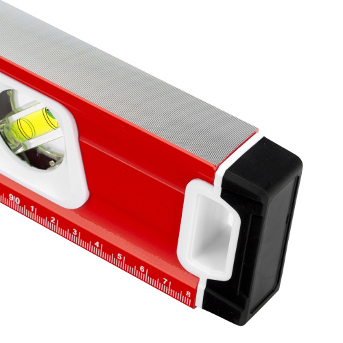 Уровень алюминиевый, магнит, фрезерованный, 3 глазка (1 зеркальный) двухкомпонентные рукоятки, 1000 мм Matrix по ценам производителя в Краснодаре с доставкой по всей России