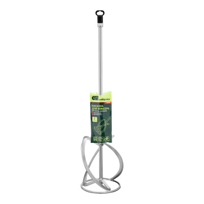 Насадка для миксера, для легких растворов, 140 х 590 мм, оцинкованная, хвостовик резьба М14 Сибртех по ценам производителя в Краснодаре с доставкой по всей России