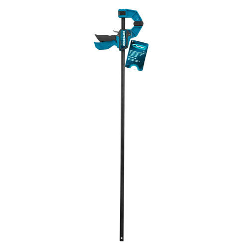 Струбцина реечная, быстрозажимная, пистолетного типа, пошаговый механизм, пластиковый корпус, 900 мм Gross по ценам производителя в Краснодаре с доставкой по всей России