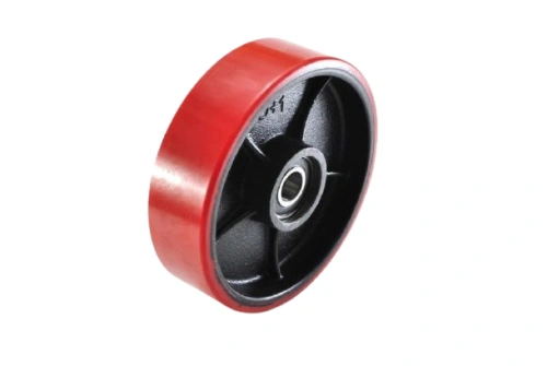 Колесо полиуретан 80х50 мм с подшипником для тележек гидравлических HLS по ценам производителя в Краснодаре с доставкой по всей России