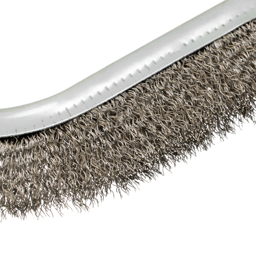 Щетка металлическая с пластмассовой ручкой, нержавеющая проволока DENZEL по ценам производителя в Краснодаре с доставкой по всей России