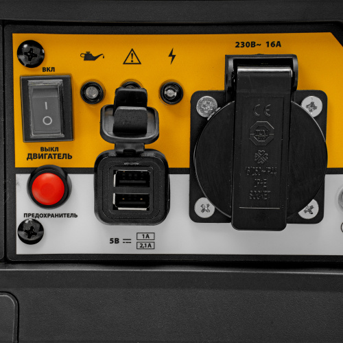 Генератор инверторный GS-1100iF, 1,1 кВт, 230 В, ручной старт DENZEL по ценам производителя в Краснодаре с доставкой по всей России