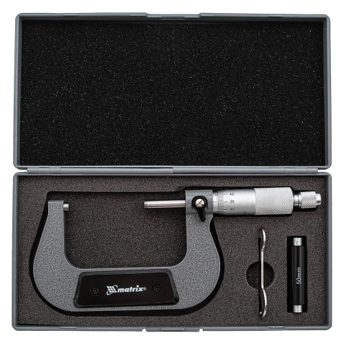 Микрометр механический,50-75 мм Matrix по ценам производителя в Краснодаре с доставкой по всей России
