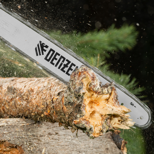 Пила цепная электрическая EDS-2200, 2.2 кВт,продольная, шина 45 см, шаг 3/8, паз 1.3 мм, 62 звена Denzel по ценам производителя в Краснодаре с доставкой по всей России