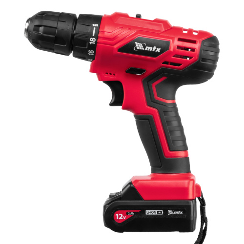 Дрель-шуруповерт аккумуляторная MCDL-12-02, Li-Ion, 12 В, 2 акк. MTX по ценам производителя в Краснодаре с доставкой по всей России