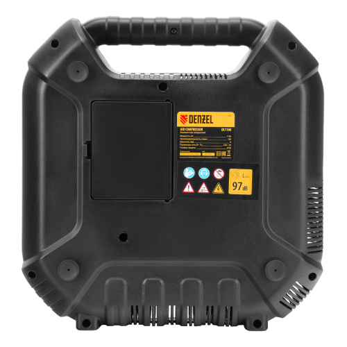 Компрессор воздушный DL1100 1.1 кВт, 180 л/мин, с набором аксессуаров Denzel по ценам производителя в Краснодаре с доставкой по всей России