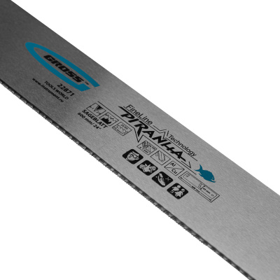 Пильное полотно для прецизионного стусла "Piranha", 600 мм, каленый зуб 2D, 24 TPI Gross по ценам производителя в Краснодаре с доставкой по всей России