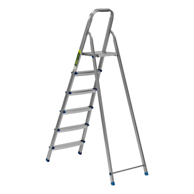 Стремянка, 6 ступеней, стальная, оцинкованная Сибртех по ценам производителя в Краснодаре с доставкой по всей России