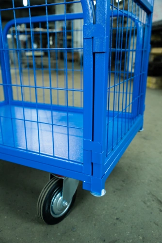 Тележка платформенная TOR ТП-2С (600х900) с бортами из сетки и двумя ручками (колеса 160 мм) по ценам производителя в Краснодаре с доставкой по всей России