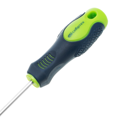 Отвертка, SL4 х 150 мм, CrV, двухкомпонентная рукоятка Сибртех по ценам производителя в Краснодаре с доставкой по всей России