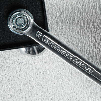 Ключ комбинированный 17 мм, CrV, холодный штамп Gross по ценам производителя в Краснодаре с доставкой по всей России