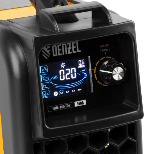 Аппарат инвертор. дуговой сварки SDM-160 Top, 160 А, ПВ 80% Denzel по ценам производителя в Краснодаре с доставкой по всей России