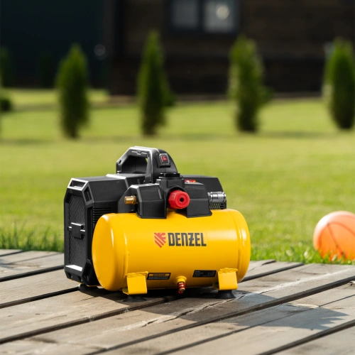 Компрессор  DLS750/6 безмасляный малошумный 750 Вт, 140 л/мин,ресивер 6 л Denzel по ценам производителя в Краснодаре с доставкой по всей России