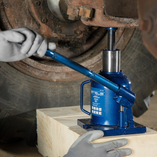 Домкрат гидравлический бутылочный телескопический, 10 т, H подъема 170-430 мм Stels по ценам производителя в Краснодаре с доставкой по всей России