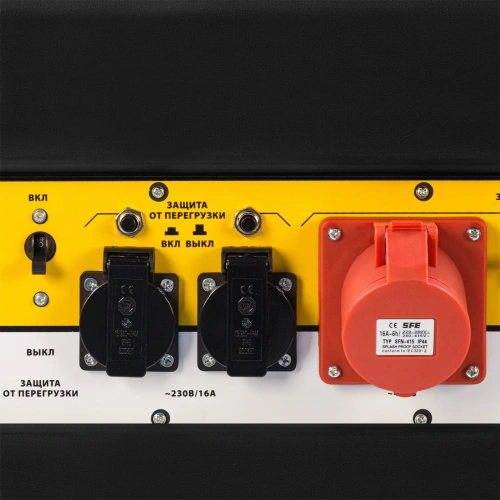 Генератор бензиновый PS 80 E-3, 6.6 кВт, 400 В, 25 л, электростартер Denzel по ценам производителя в Краснодаре с доставкой по всей России