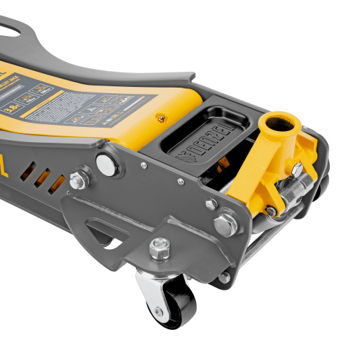 Домкрат гидравлический подкатной, 3,8 т, 110-580 мм, быстрый подъем, низкий подхват, проф. Denzel по ценам производителя в Краснодаре с доставкой по всей России