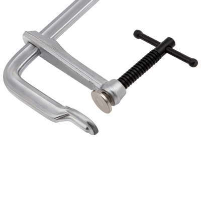 Струбцина F-образная, 120x400мм, кованая Denzel по ценам производителя в Краснодаре с доставкой по всей России