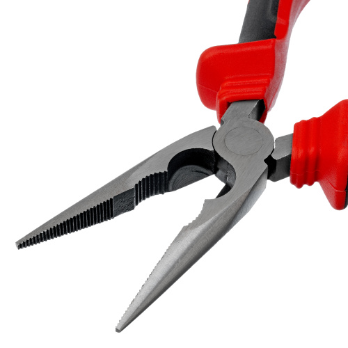 Длинногубцы прямые, 180 мм, хром-ванадий, двухкомпонентные рукоятки Matrix по ценам производителя в Краснодаре с доставкой по всей России