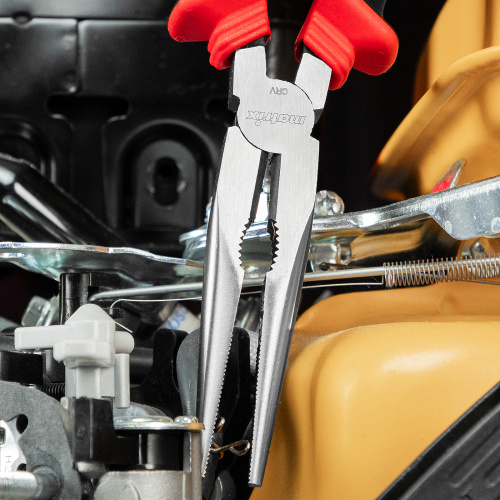 Длинногубцы прямые, 200 мм, хром-ванадий, двухкомпонентные рукоятки Matrix по ценам производителя в Краснодаре с доставкой по всей России