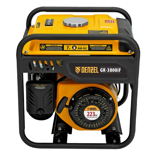 Генератор инверторный GK-3800iF, 3,8 кВт, 230 В, ручной старт DENZEL по ценам производителя в Краснодаре с доставкой по всей России