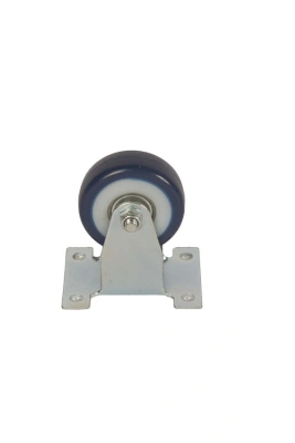 Колесо аппаратное неповоротное FCv 25 50 мм (синяя резина) по ценам производителя в Краснодаре с доставкой по всей России