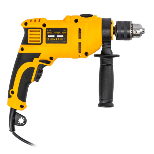 Дрель ударная ID-650, 650 Вт, 0-3000 об/мин, 48000 уд/мин Denzel по ценам производителя в Краснодаре с доставкой по всей России