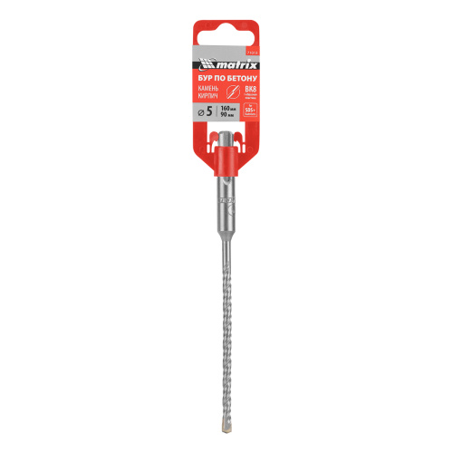 Бур по бетону, 5 x 160 мм, SDS Plus Matrix по ценам производителя в Краснодаре с доставкой по всей России