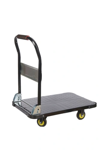 Тележка платформенная 600 кг TOR PH600 (720х470) со складной ручкой (пластиковые колеса 100 мм) по ценам производителя в Краснодаре с доставкой по всей России