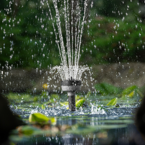 Насос фонтанный FNP90-39, 92 Вт, подъем 3,9 м, 3200 л/ч, колокольчик/каскад/гейзер Denzel по ценам производителя в Краснодаре с доставкой по всей России