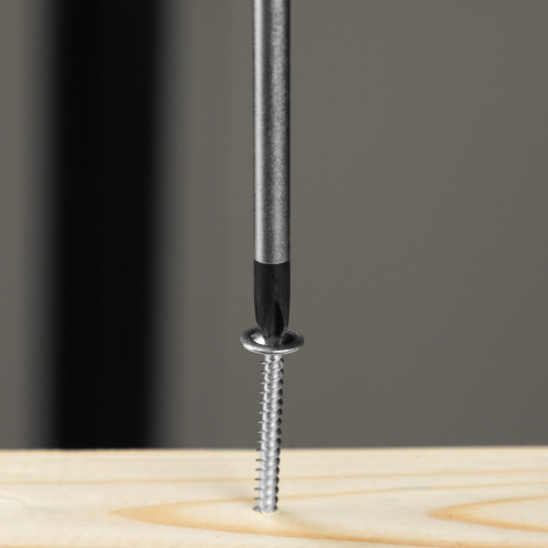 Отвертка, PH2х100 мм, S2, 3к рукоятка Denzel по ценам производителя в Краснодаре с доставкой по всей России