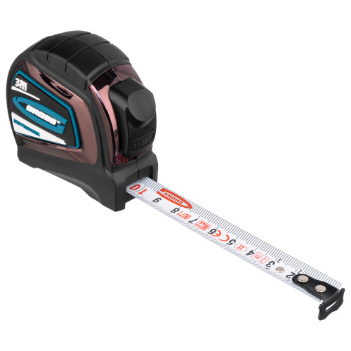 Рулетка "Doppelhaken",3 м x 16 мм,односторонний зацеп,Нейлон,двусторонняя шкала,автоматическая фиксация Gross по ценам производителя в Краснодаре с доставкой по всей России