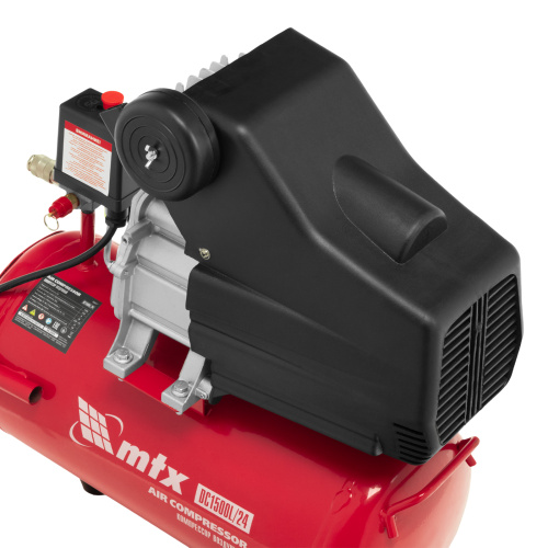 Компрессор воздушный DC1500L/24, 1,5 кВт, 24 л, 210 л/мин MTX по ценам производителя в Краснодаре с доставкой по всей России