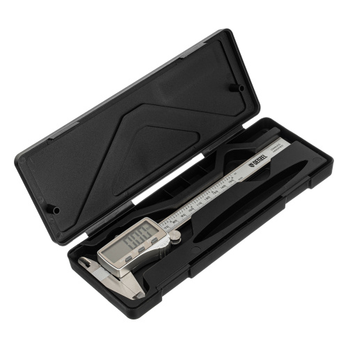 Штангенциркуль, 150 мм, электронный, большой дисплей, с глубиномером Denzel по ценам производителя в Краснодаре с доставкой по всей России