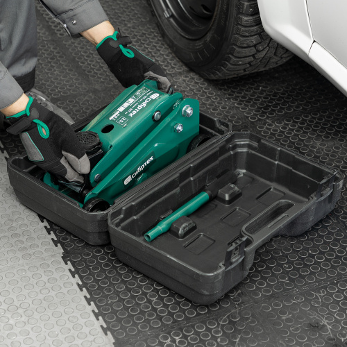 Домкрат гидравлический подкатной, 2,5 т, 148-387 мм, в пласт. кейсе Сибртех по ценам производителя в Краснодаре с доставкой по всей России