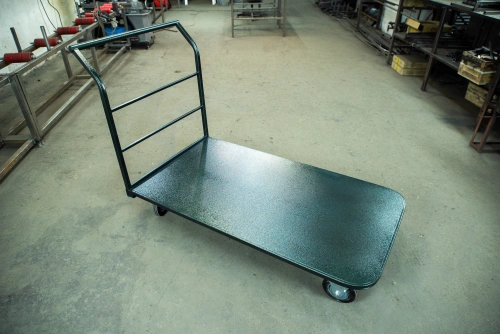 Тележка платформенная TOR ТП-4 (750х1400) г/п 435 кг (160 мм) по ценам производителя в Краснодаре с доставкой по всей России