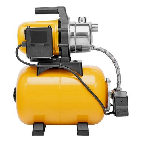 Насосная станция PS800X, 800 Вт, 3200 л/ч, ресивер 24 л, подъем 38 м, нержавейка Denzel по ценам производителя в Краснодаре с доставкой по всей России