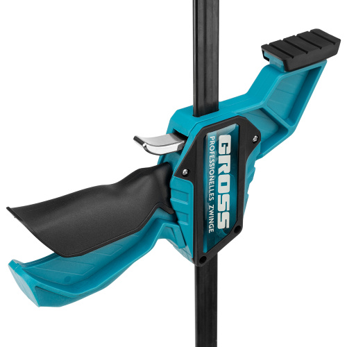 Струбцина реечная, быстрозажимная, пистолетного типа, пошаговый механизм, пластиковый корпус, 600мм Gross по ценам производителя в Краснодаре с доставкой по всей России