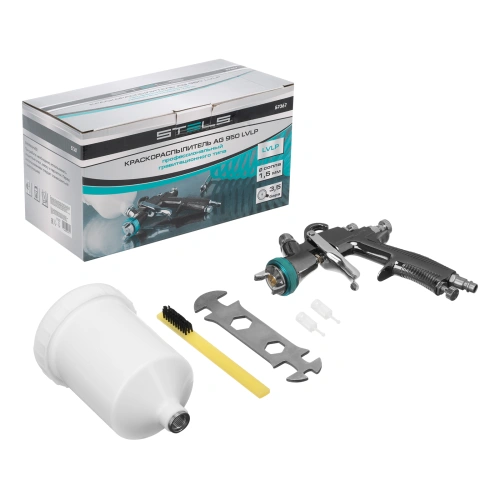 Краскораспылитель AG 950 LVLP, профессиональный, гравитационного типа, сопло 1.5 мм Stels по ценам производителя в Краснодаре с доставкой по всей России