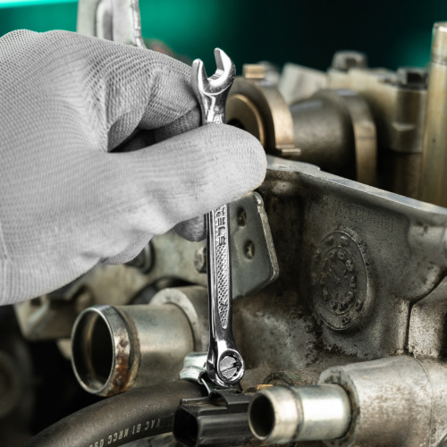 Ключ комбинированный, 7 мм, CrV, антислип Stels по ценам производителя в Краснодаре с доставкой по всей России