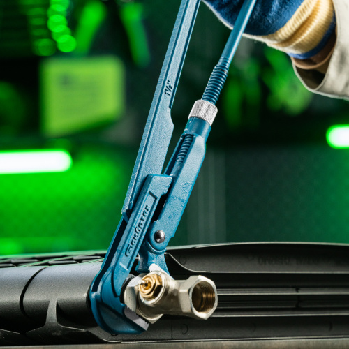 Ключ трубный рычажный №2, 1.5", литой, тип "L" Сибртех по ценам производителя в Краснодаре с доставкой по всей России