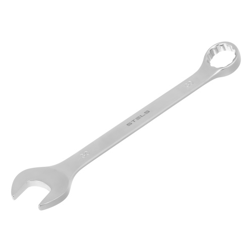 Ключ комбинированный, 30 мм, CrV, матовый хром Stels по ценам производителя в Краснодаре с доставкой по всей России